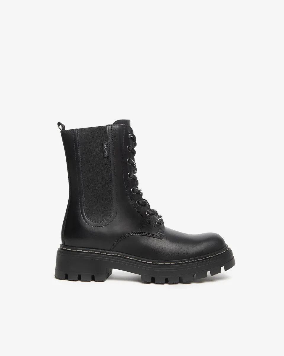 Nero Giardini Combat Boots rangers cuir fille ado