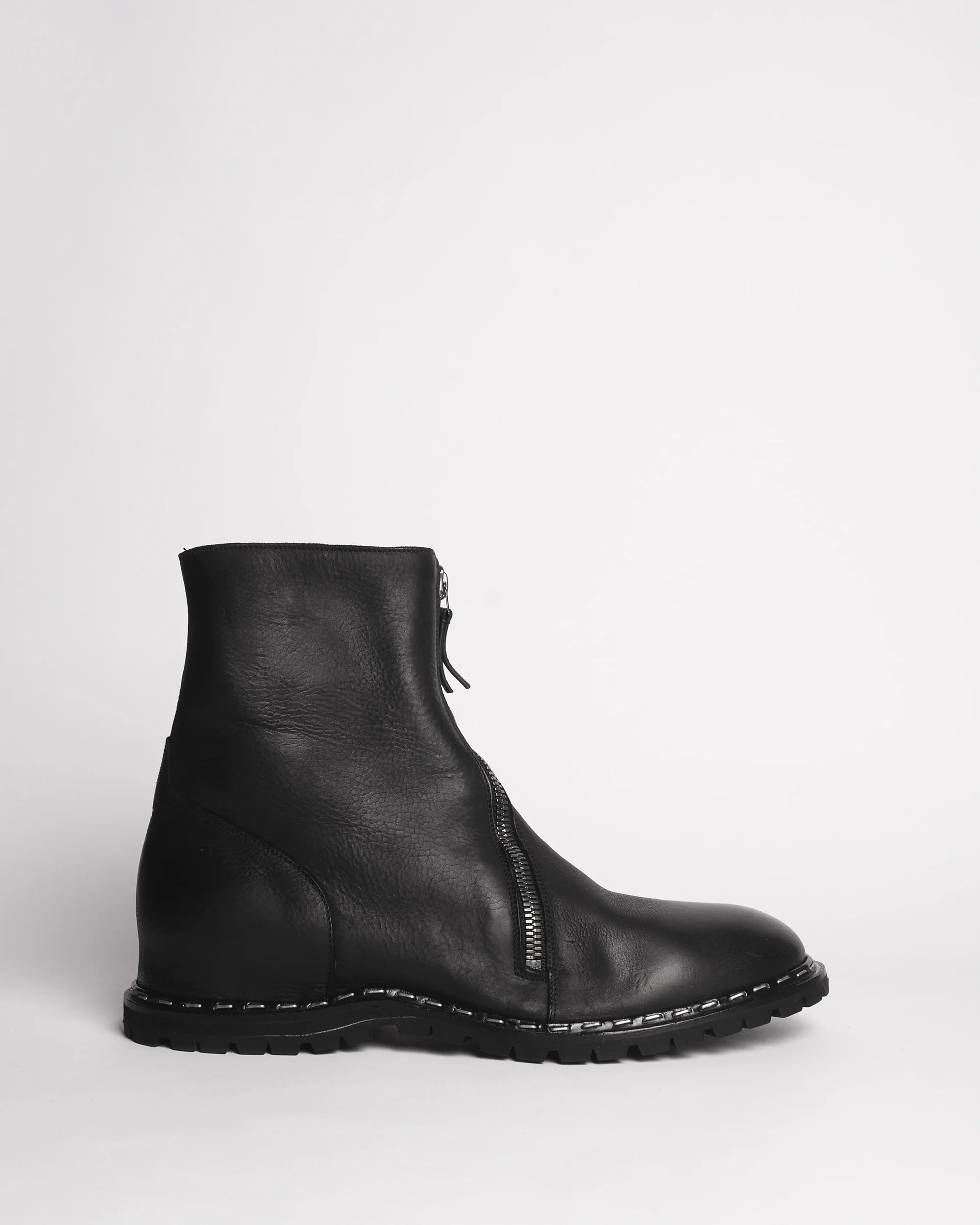 Premiata 015 boots cuir double zip