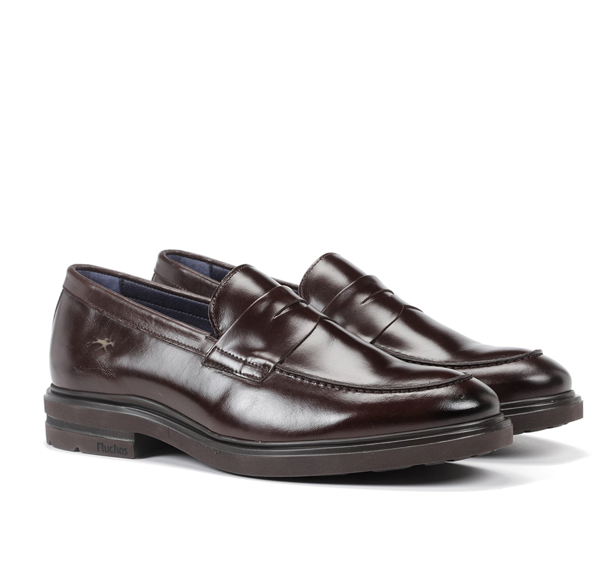 Fluchos Belgas F0633 mocassin homme marron cuir
