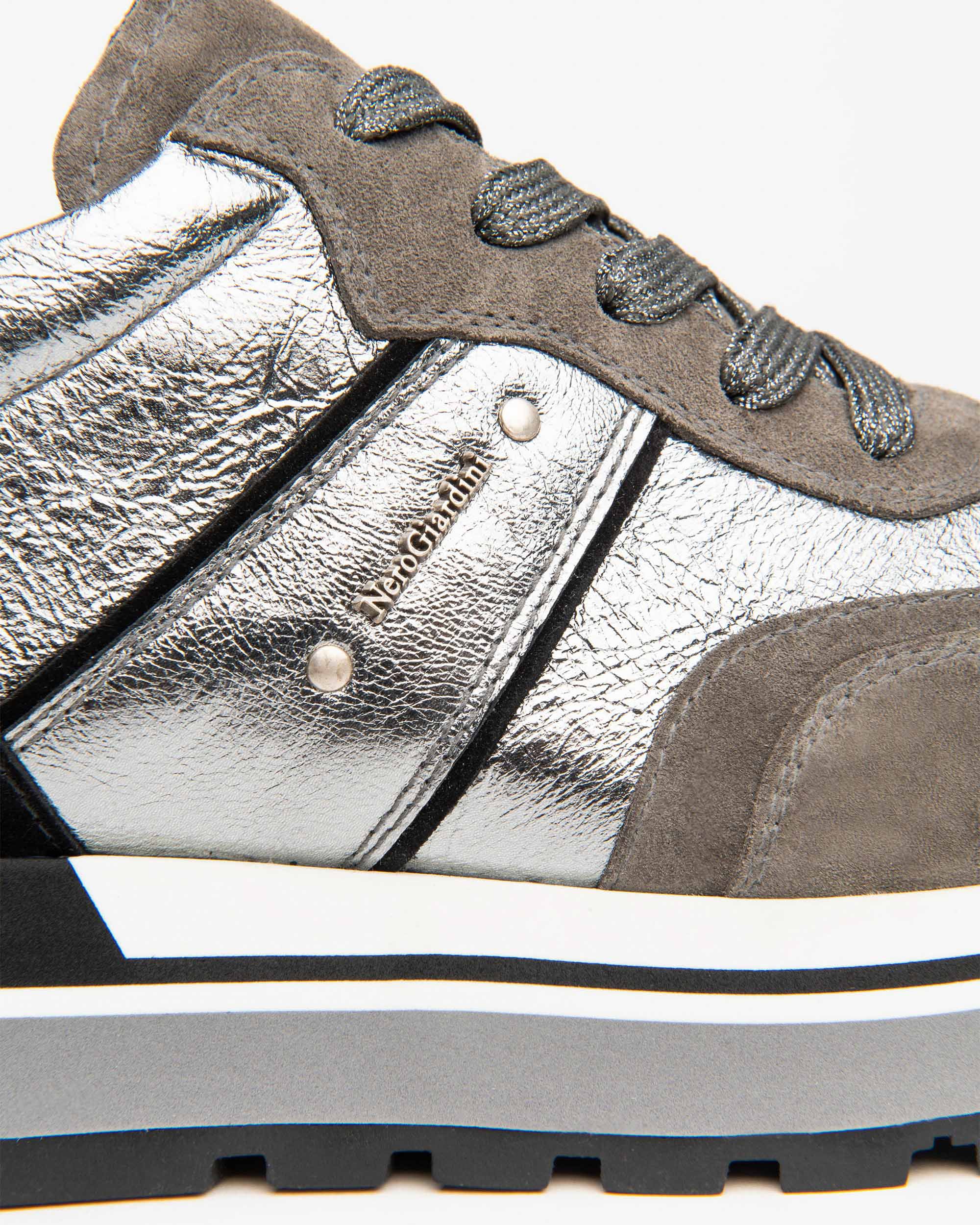 Nero Giardini Sneakers baskets cuir suède femme
