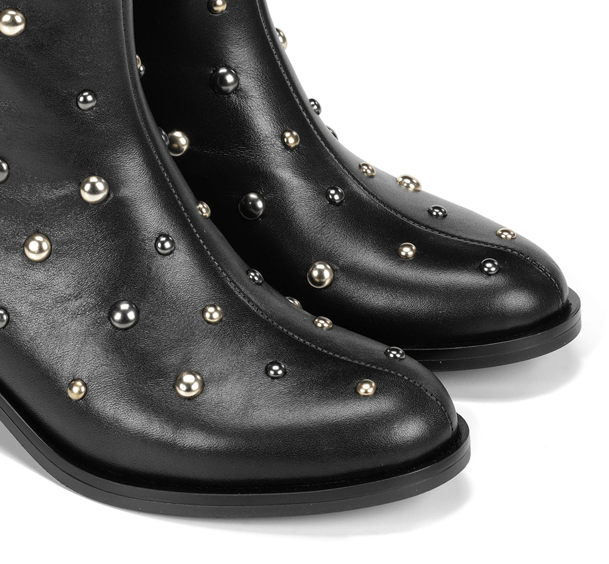 Dorking Kim D9608 bottines femme noires talon bas