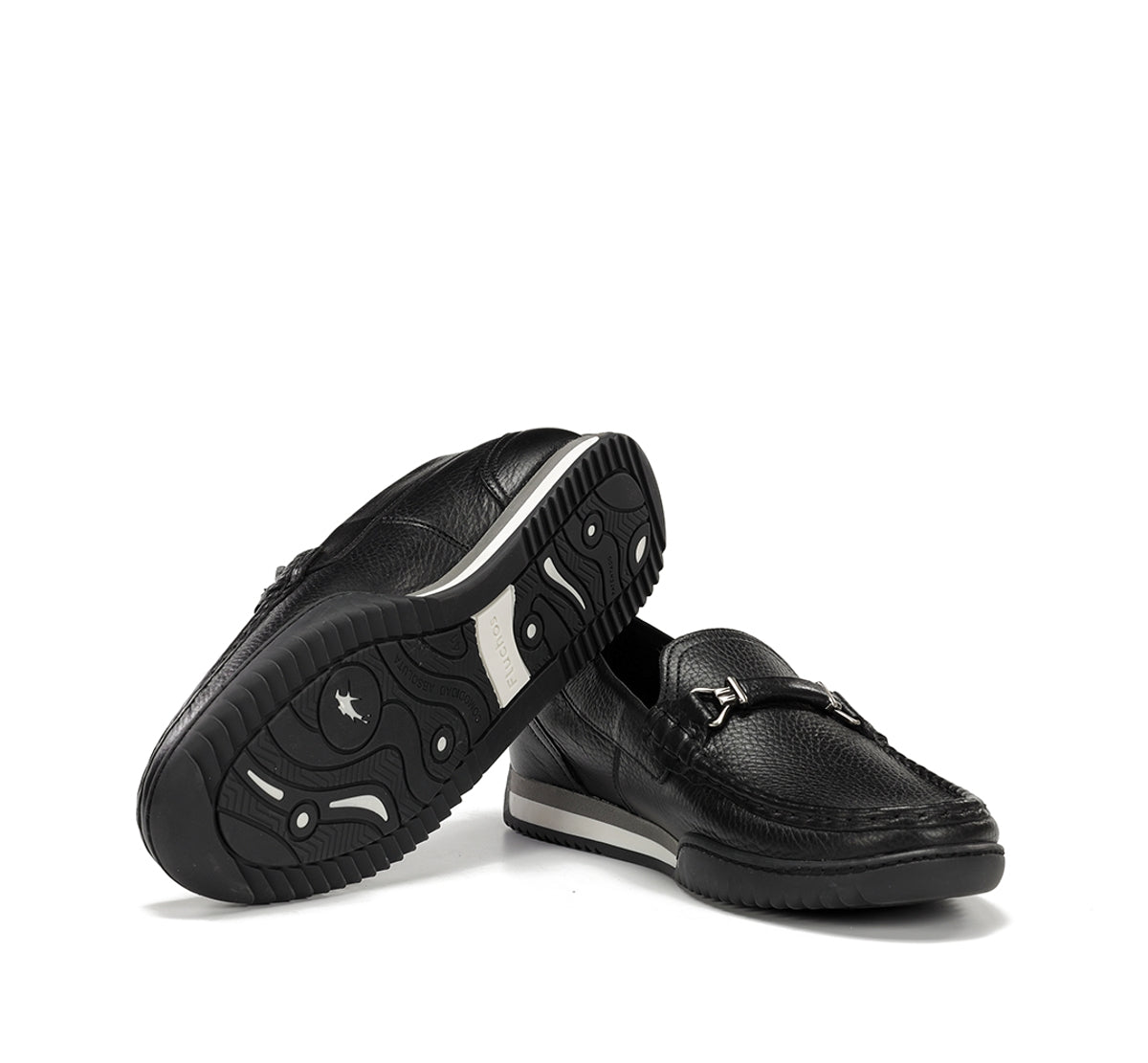 Fluchos Bruno F2433 mocassin homme noir cuir
