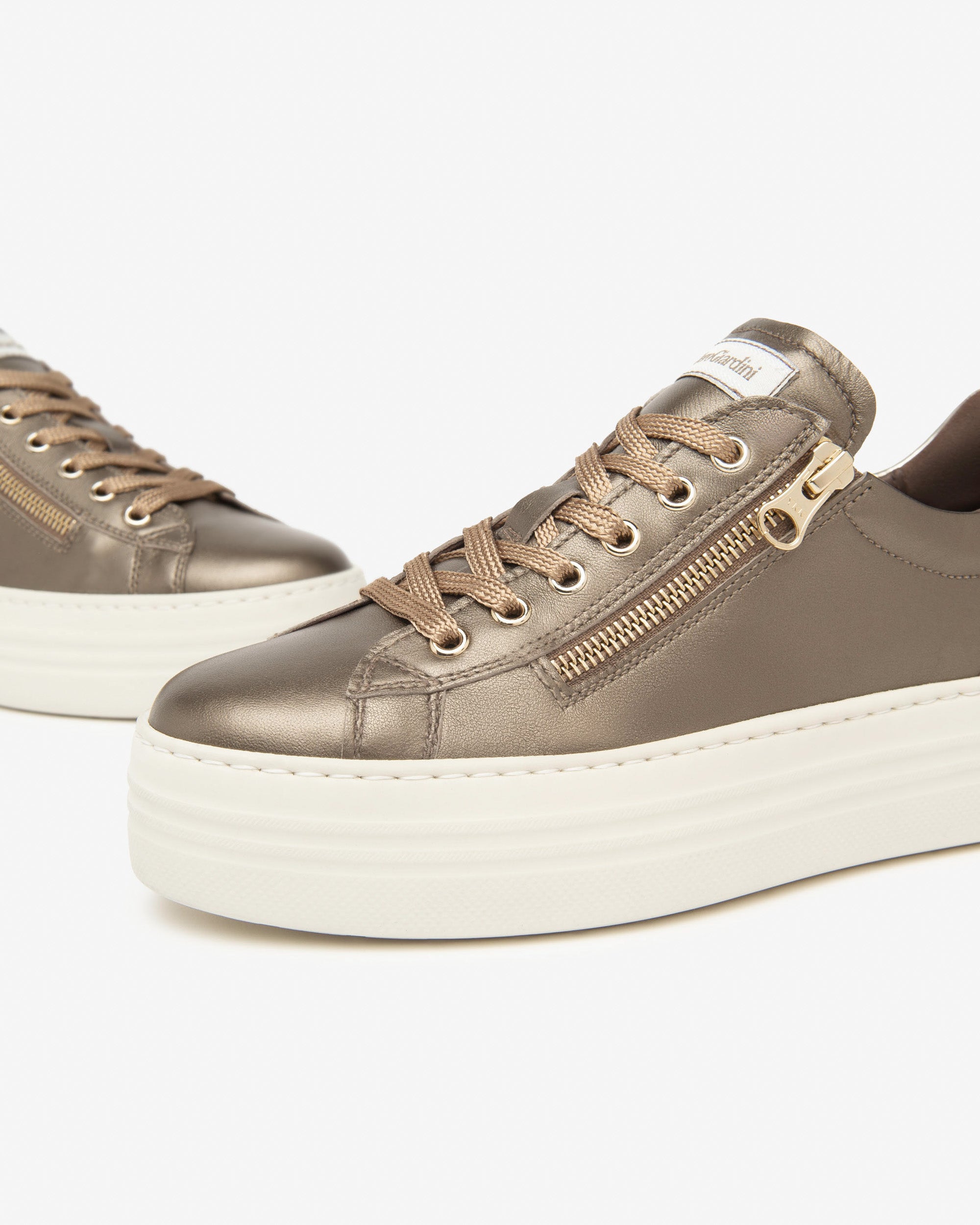 Nero Giardini Sneakers baskets femme cuir et tissu pointure 35-41