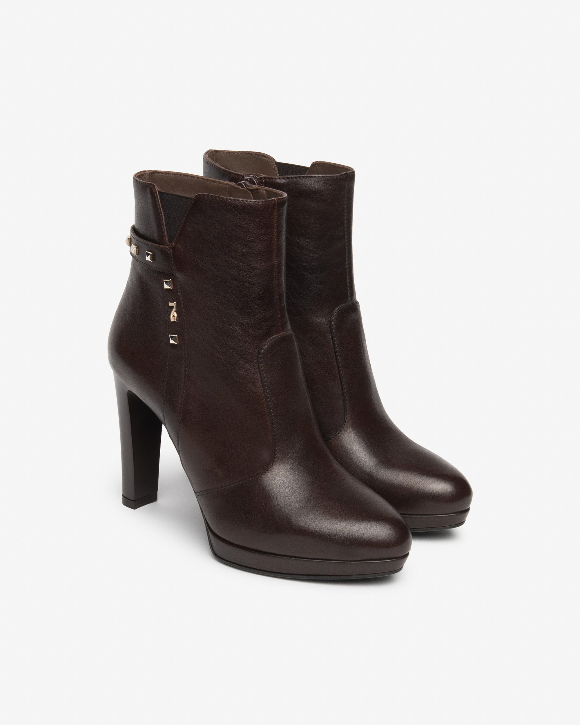 Nero Giardini Ankle Booties bottines femme cuir talon