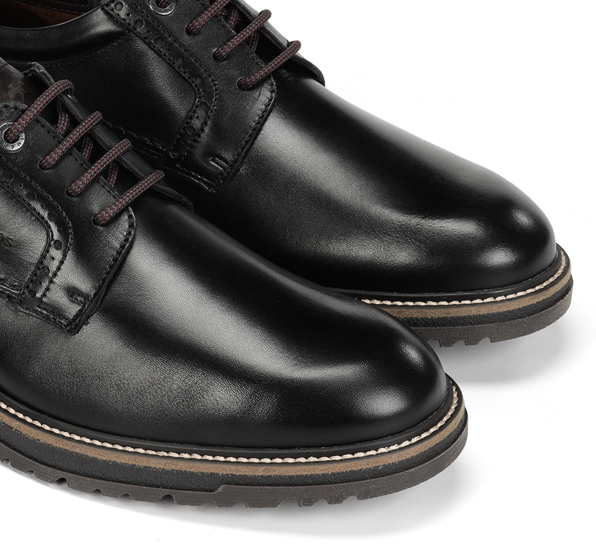 Fluchos Buggy F2319 chaussure noire homme cuir
