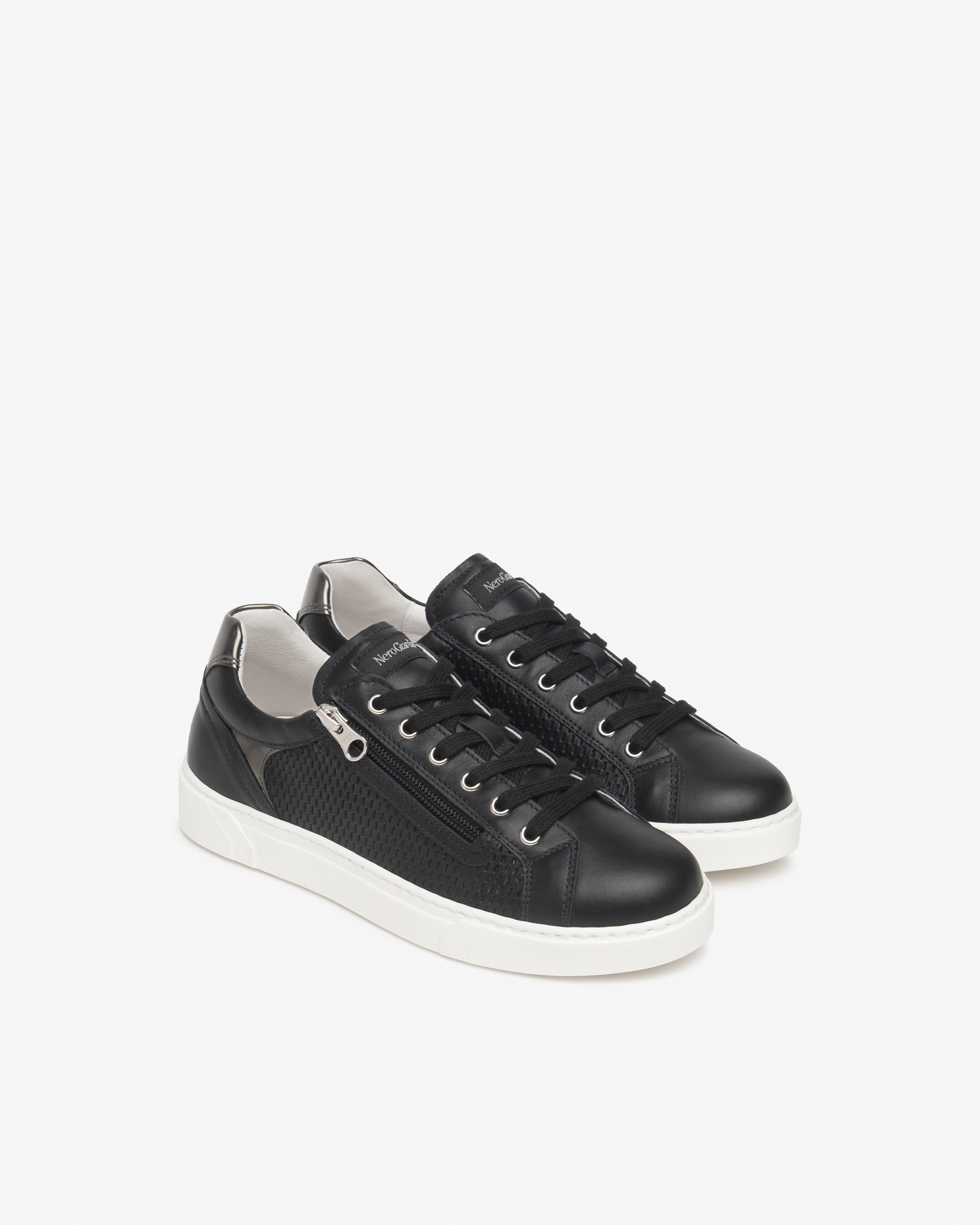 Nero Giardini Sneakers baskets cuir tissu femme 38