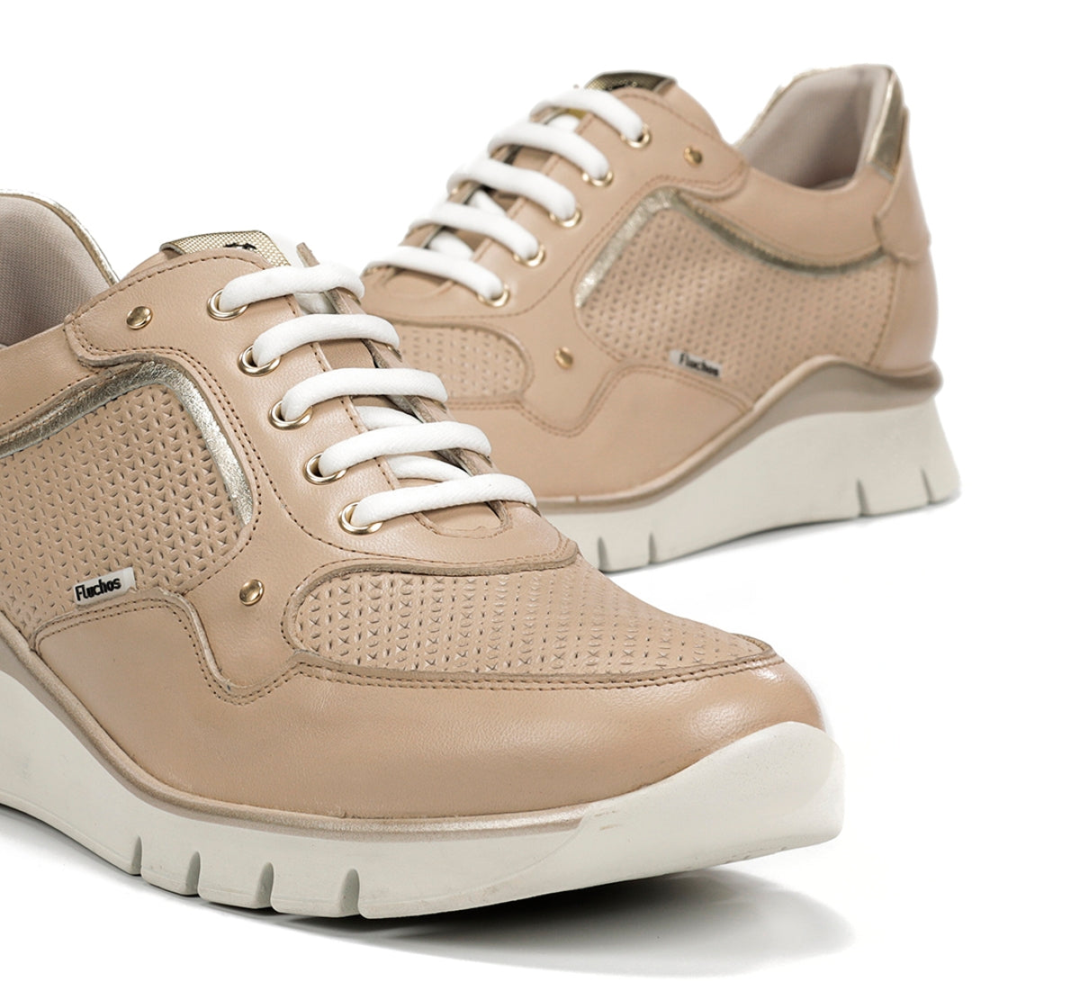 Fluchos Union F2175 baskets taupe confort femme