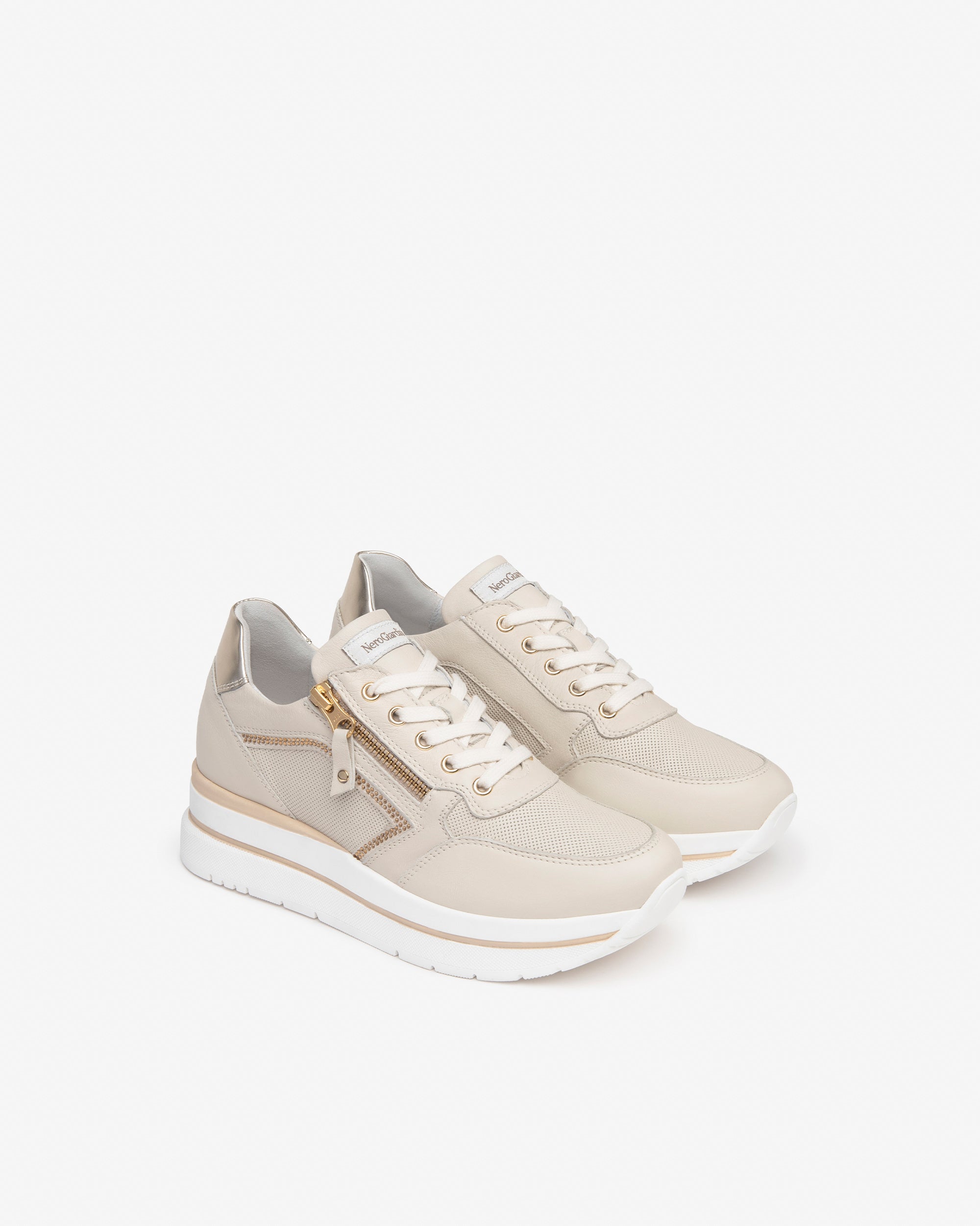 Nero Giardini Sneakers baskets cuir daim femme DryGo