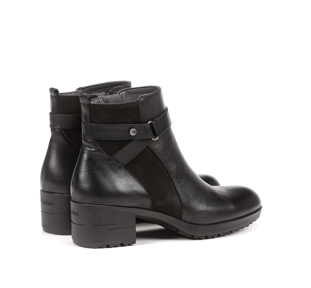 Fluchos Aliss F1368 Bottines Femme Noir Cuir