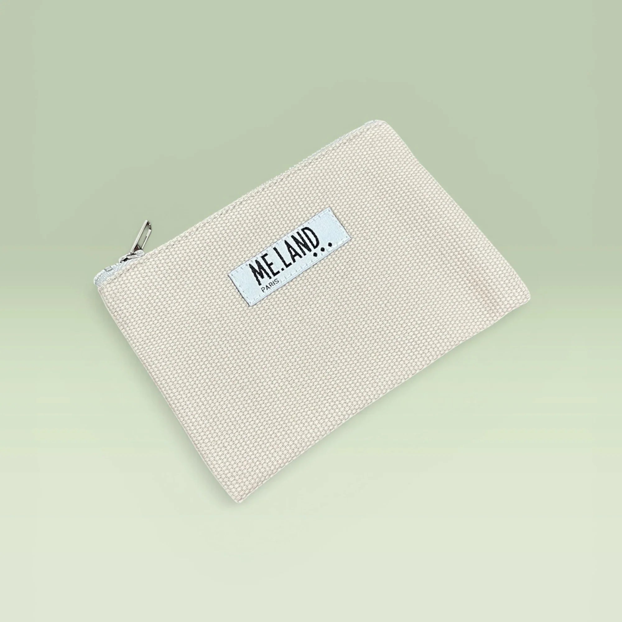 Me.Land mini pochette coton bio noir upcyclé