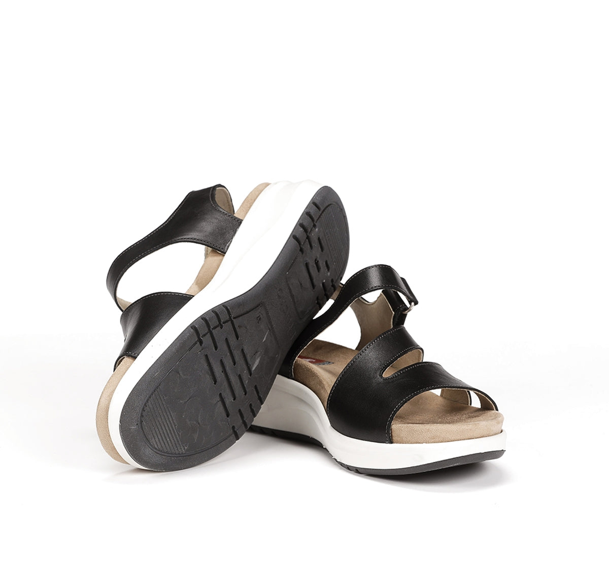 Fluchos Yagon F1478 sandale noire femme confort