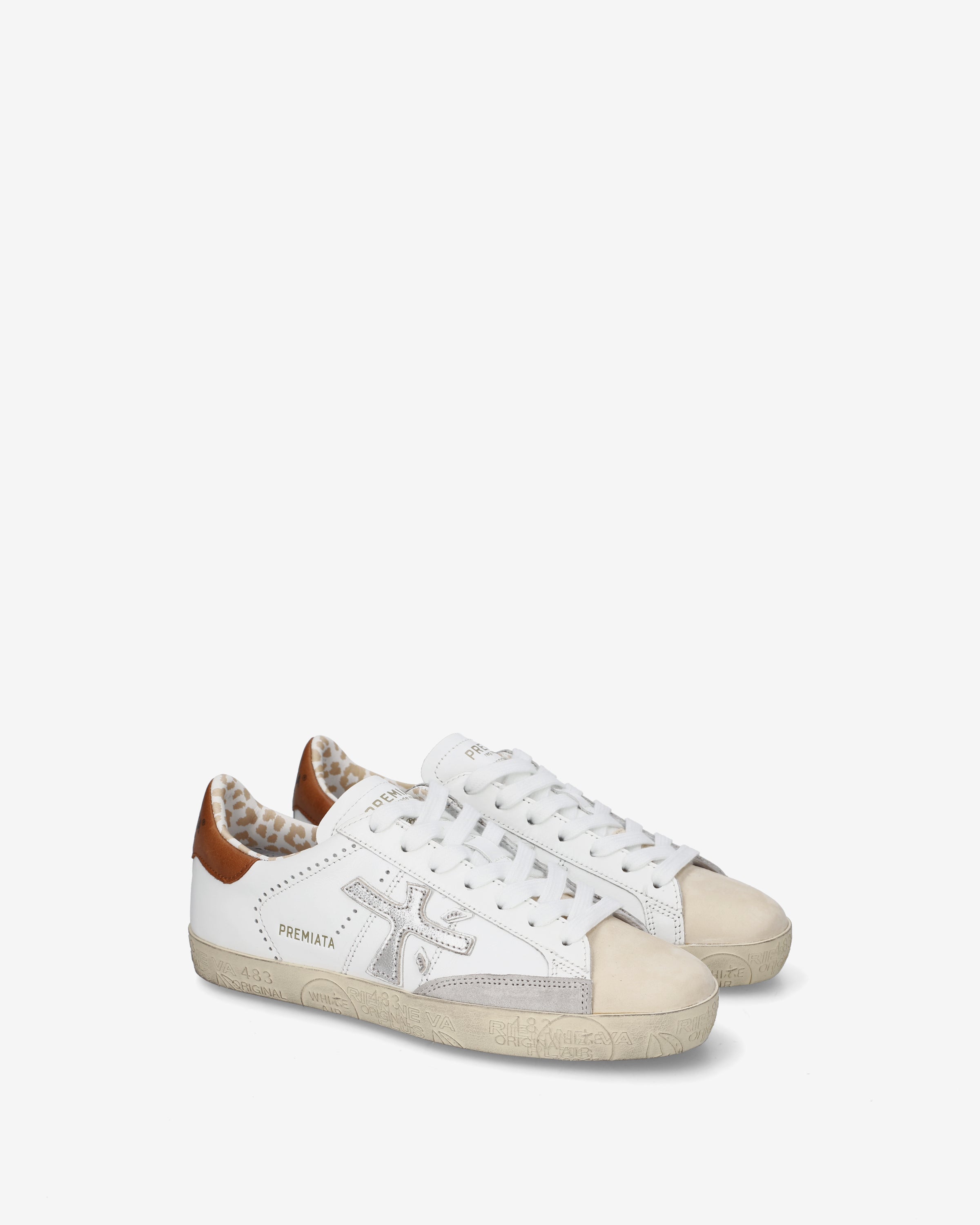 Premiata Stevend 8489 sneakers femme crème cuir