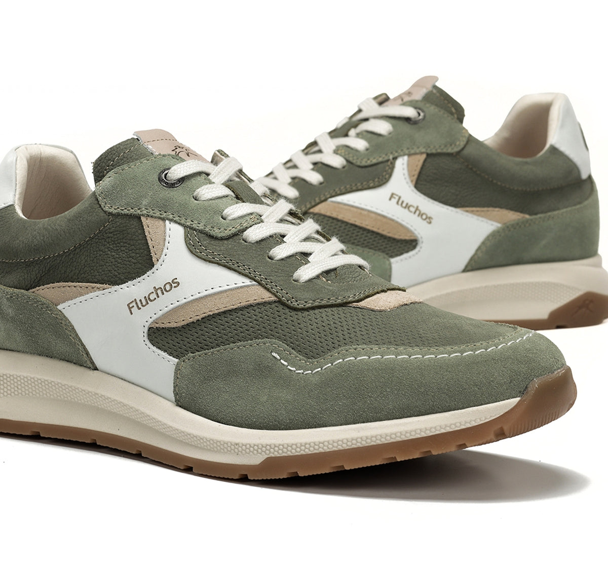 Fluchos Karter F2404 baskets vert léger homme