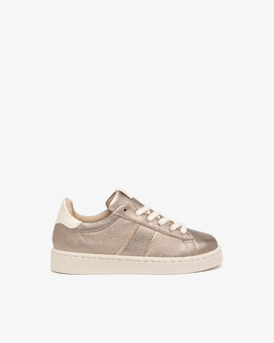 Nero Giardini Sneakers baskets cuir fille lamellé