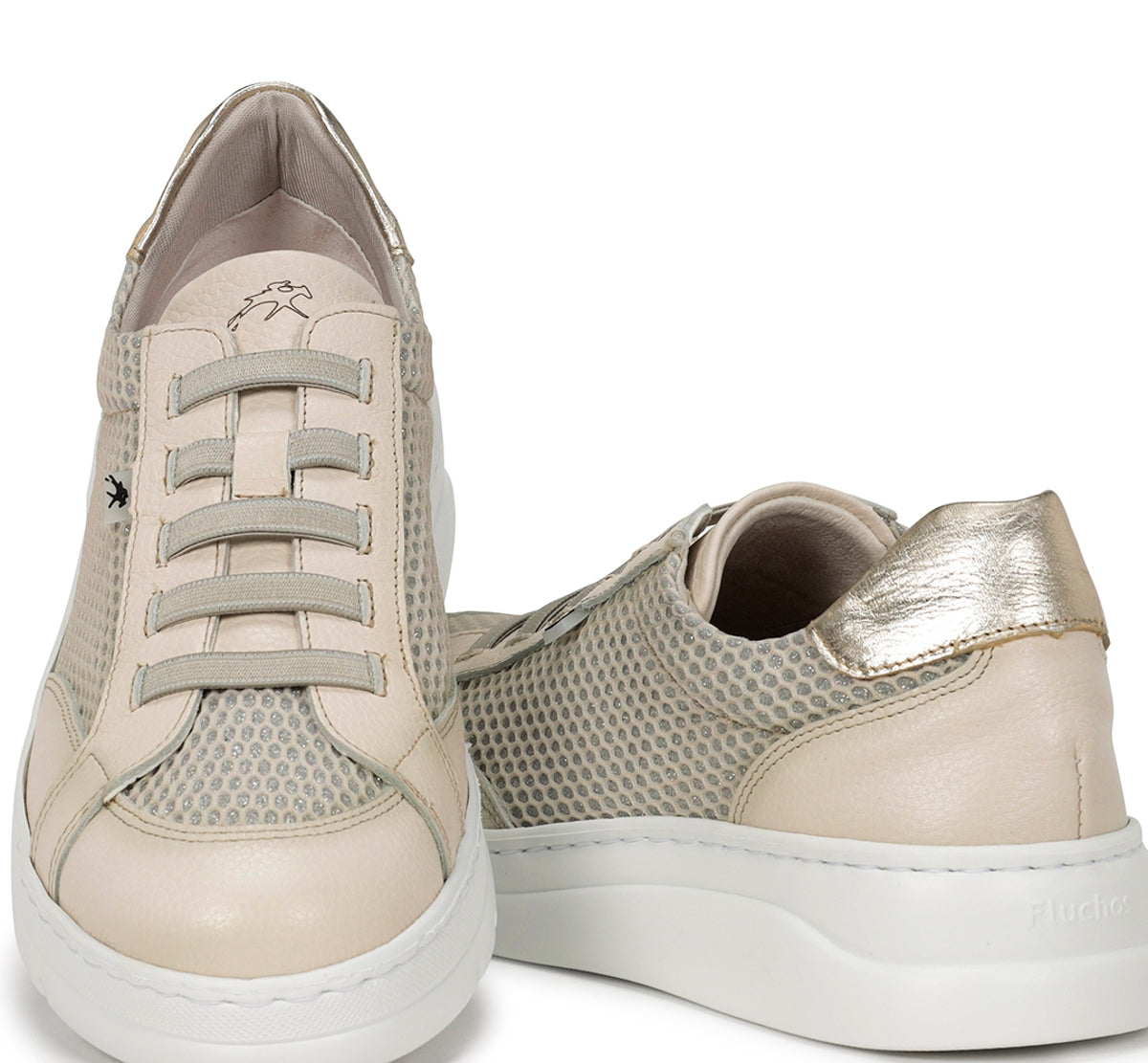 Fluchos Pompas F1668 baskets femme beige légères