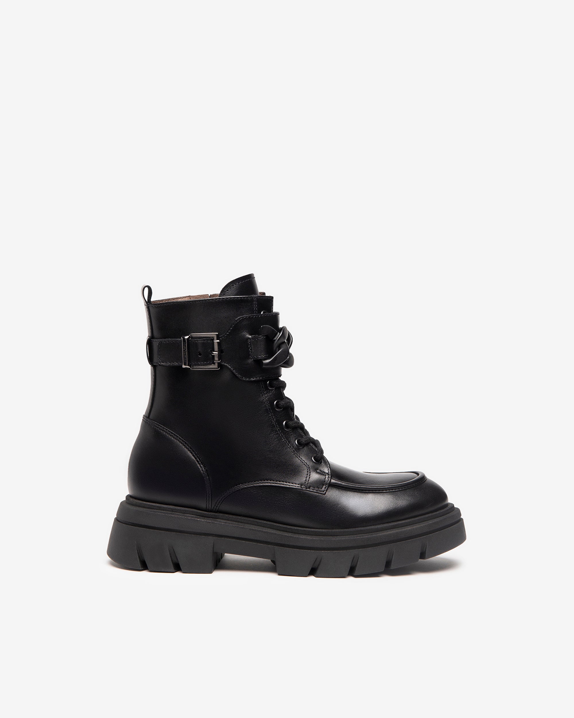 Nero Giardini Combat Boots rangers cuir femme