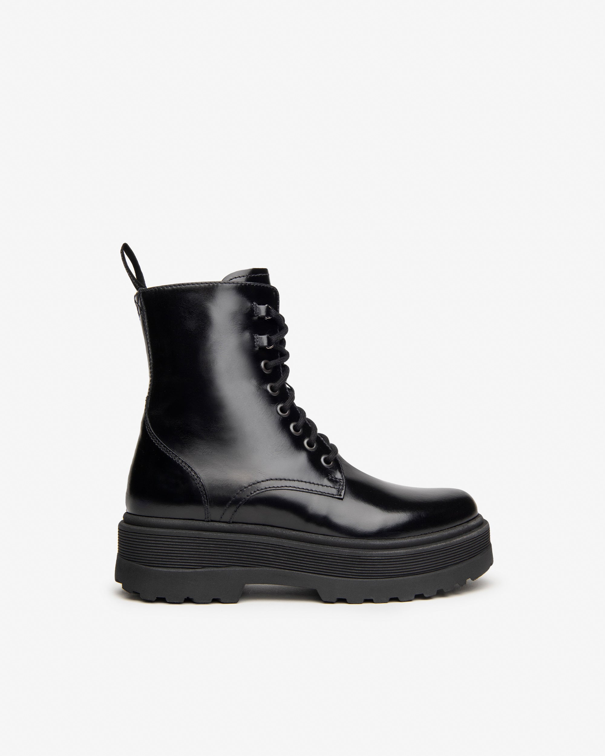 Nero Giardini Combat Boots bottines cuir femme talon