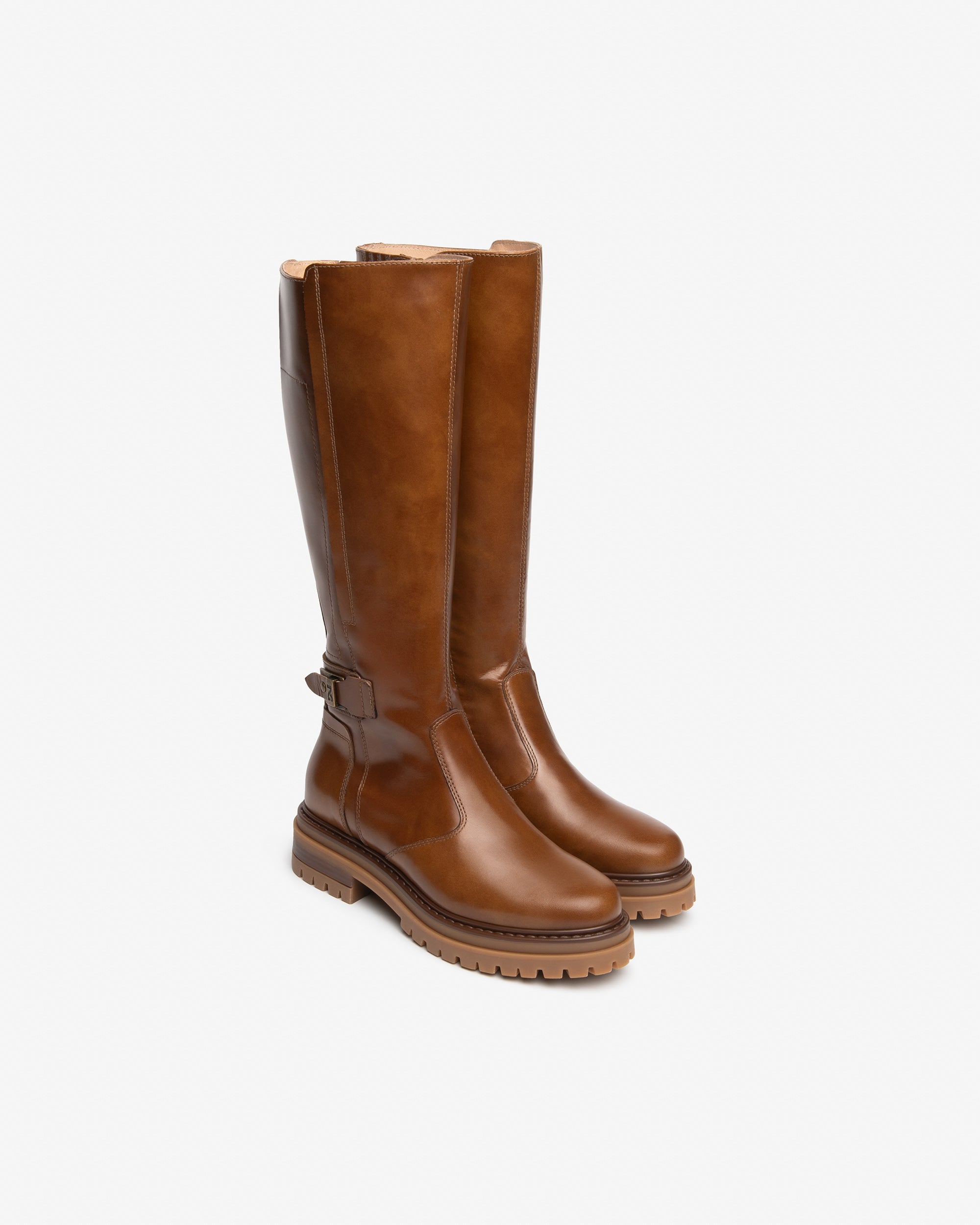 Nero Giardini Boots bottes cuir femme talon 40 mm