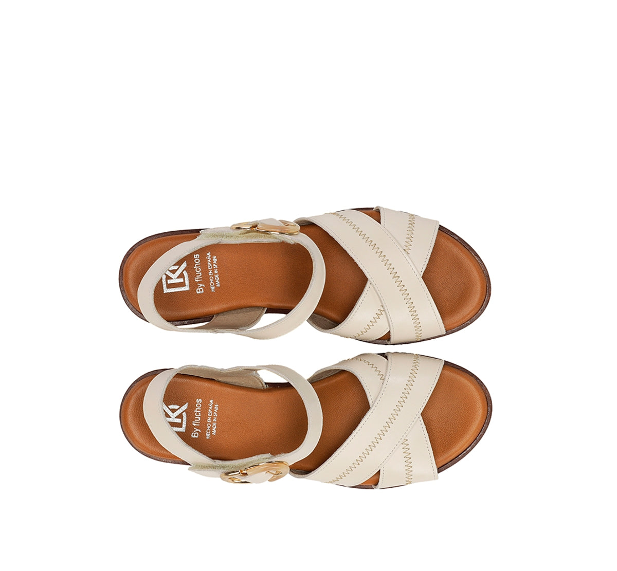 Dorking by Fluchos Nido D9640 sandale femme taupe