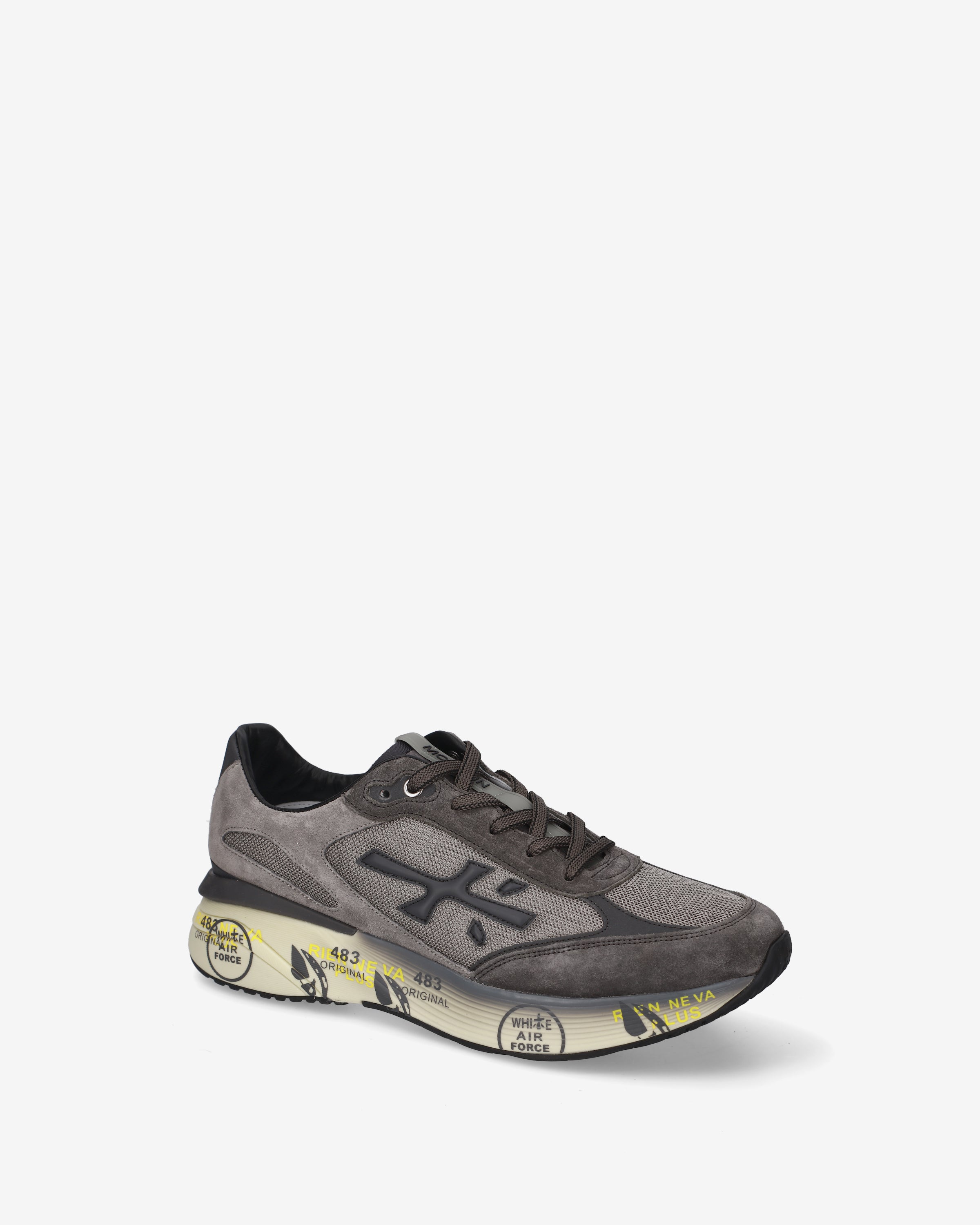 Premiata Moerun 8540 sneakers gris noir mesh