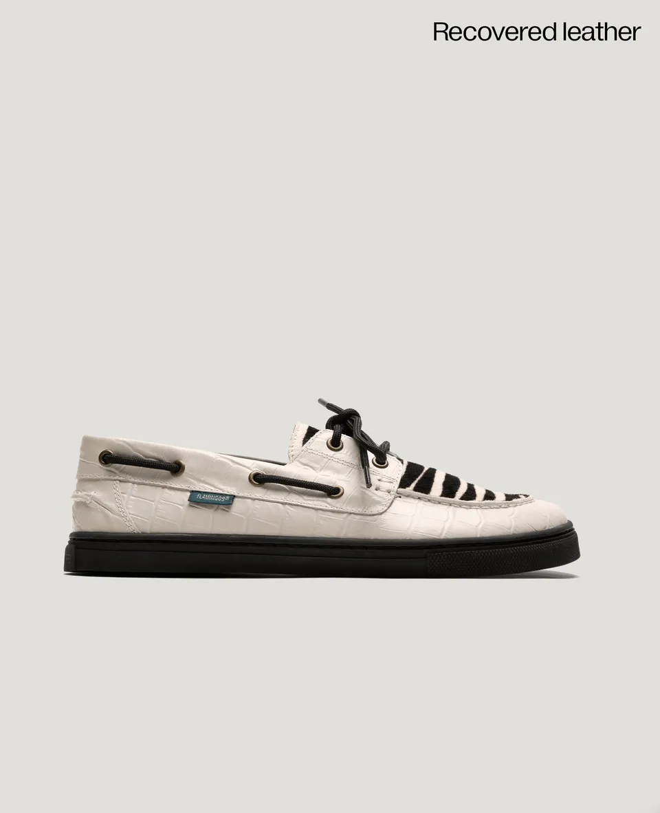 Flamingos Life Zero Boat chaussures Chalk Safari barefoot