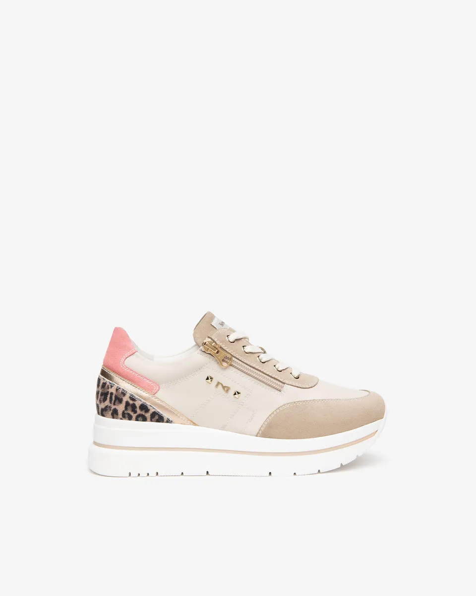 Nero Giardini Sneakers daim cuir femme Memory été