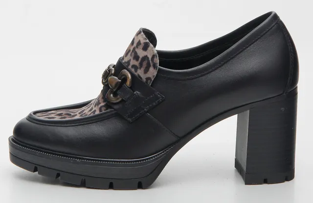 Nero Giardini Loafers mocassins cuir femme tissu