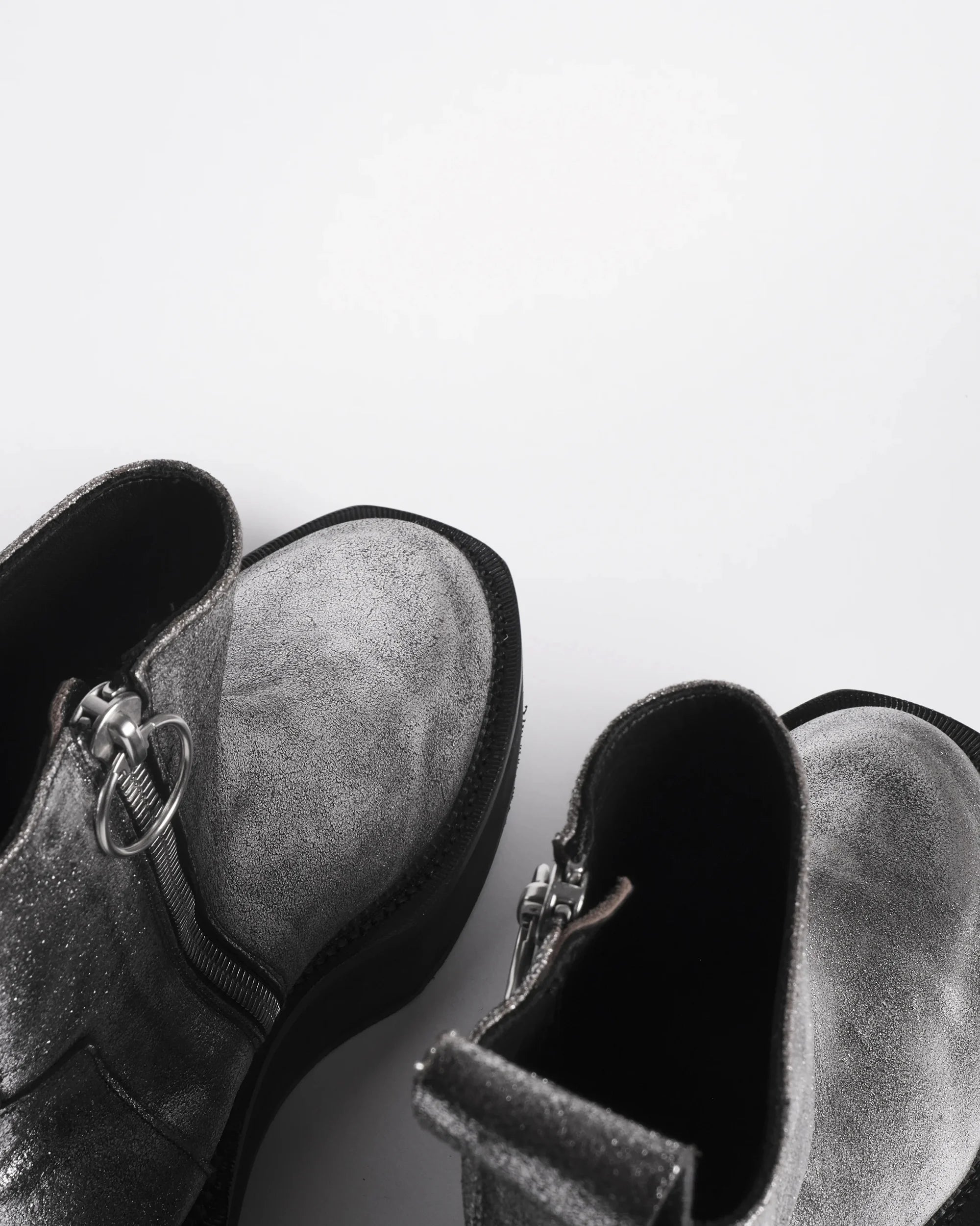 Premiata 003 Boots Cuir Effet Métallique