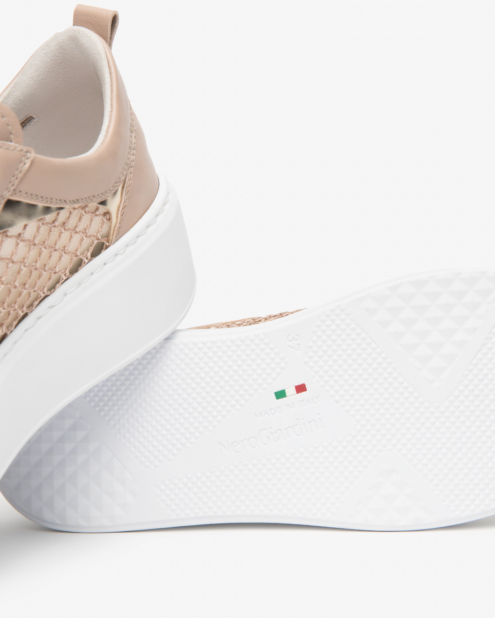 Nero Giardini Sneakers baskets femme cuir toile