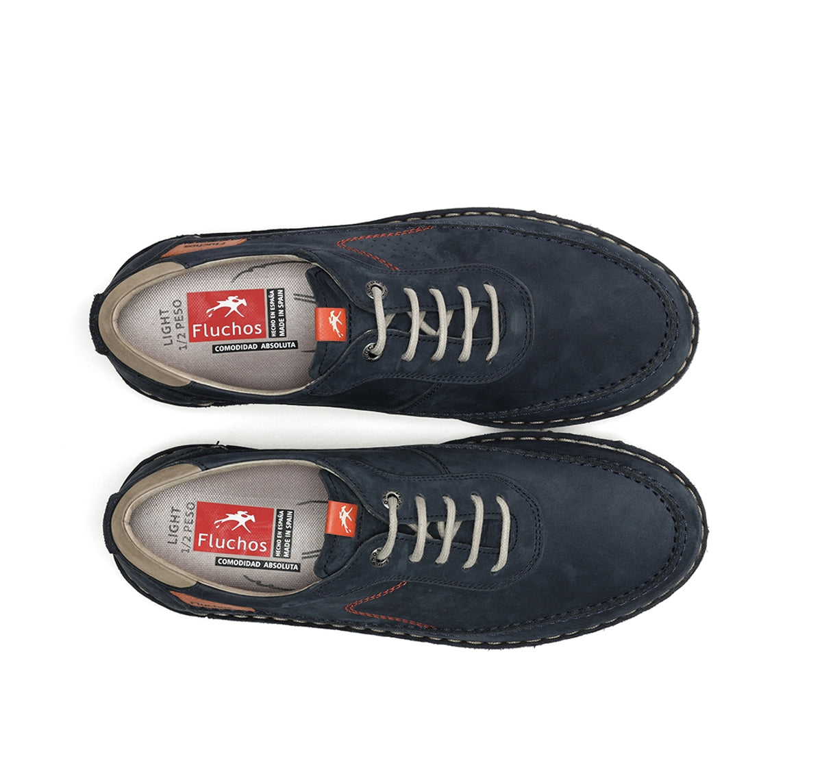 Fluchos Parker F2004 baskets bleu homme forme large
