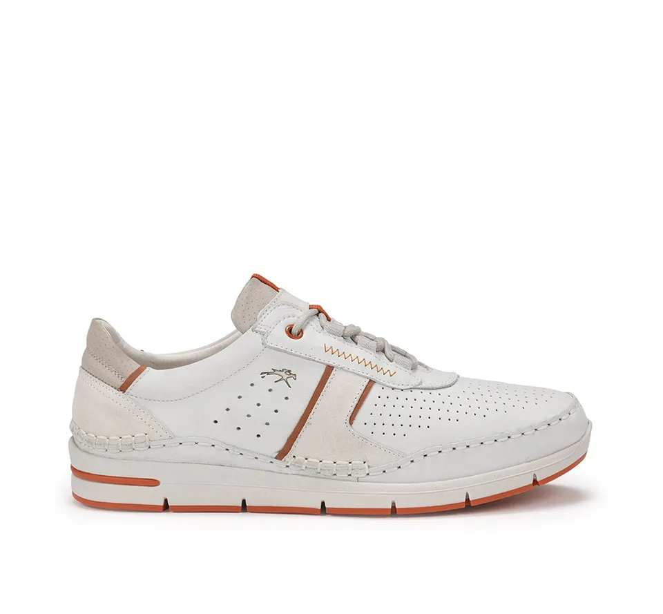 Fluchos Yannic F1442 Baskets Homme Blanc à Lacets
