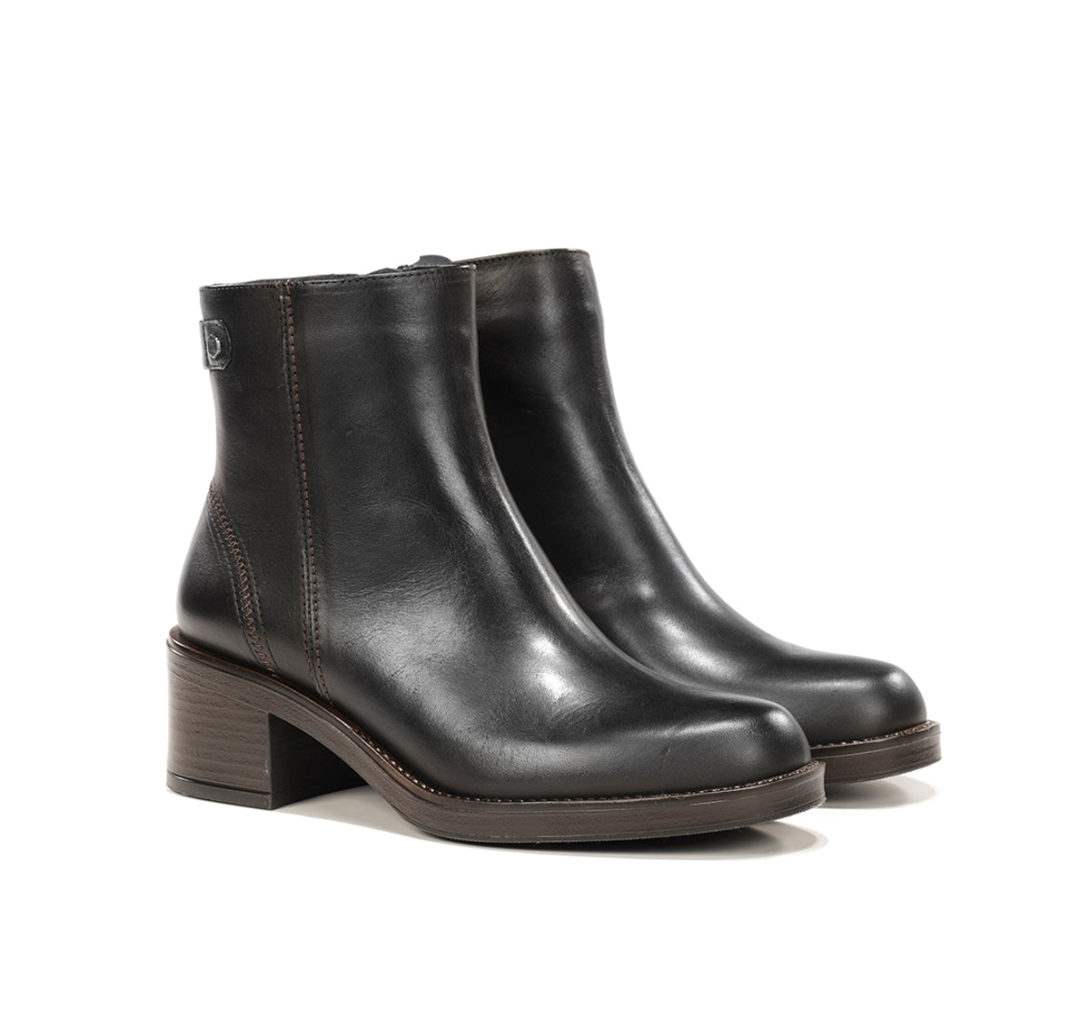 Dorking by Fluchos Linet D9802 bottines noires femme cuir