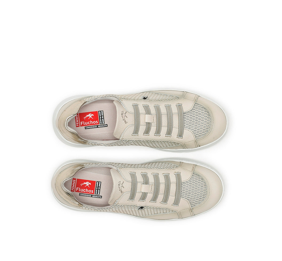 Fluchos Pompas F1668 baskets femme beige légères