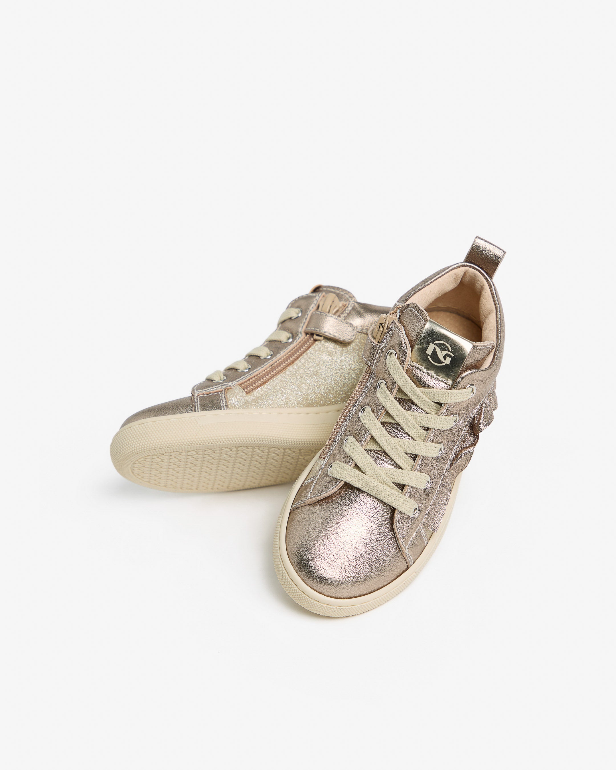 Nero Giardini Sneakers basket fille cuir tissu 25-30