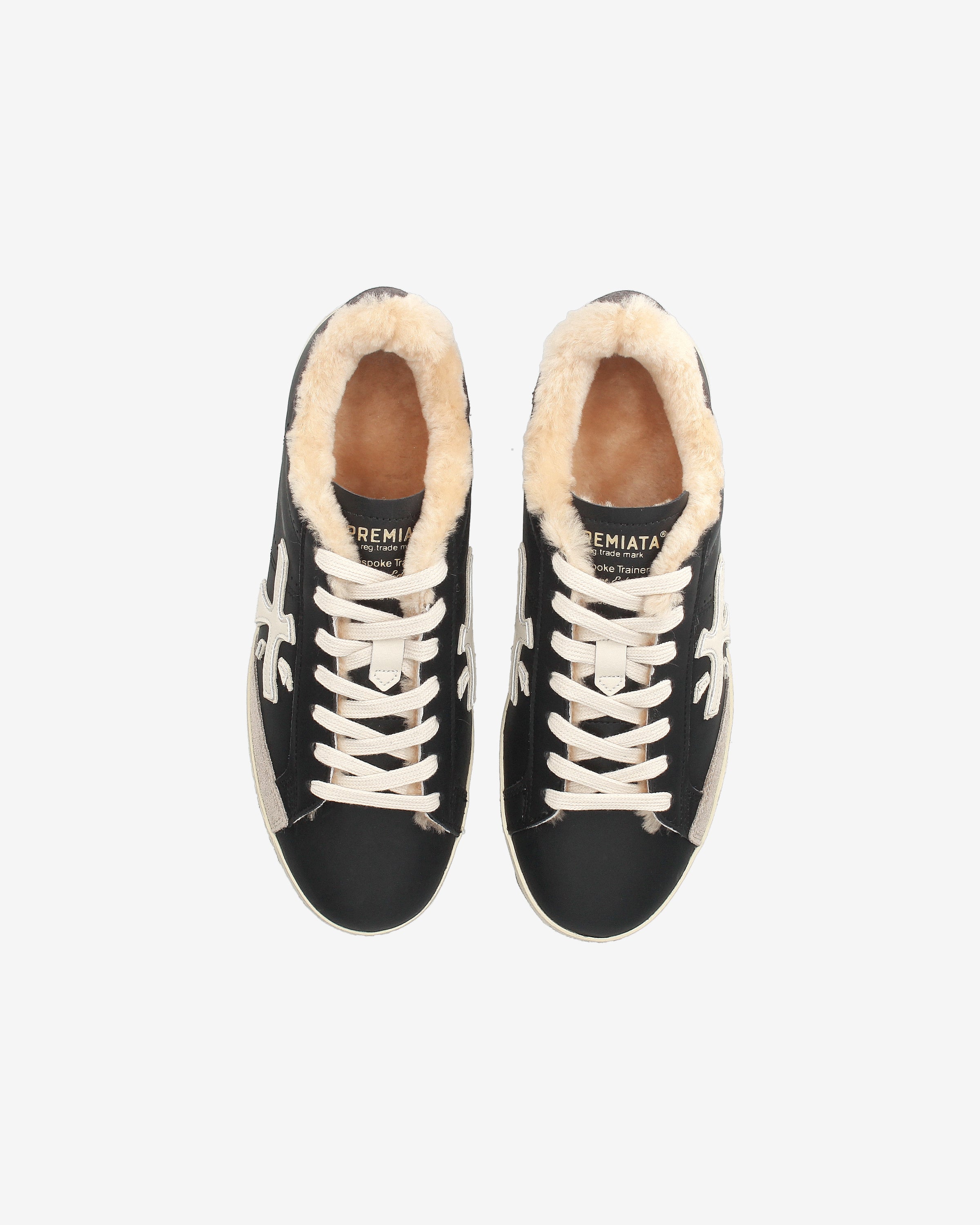 Premiata Stevend 7603M sneakers cuir blanc crème femme