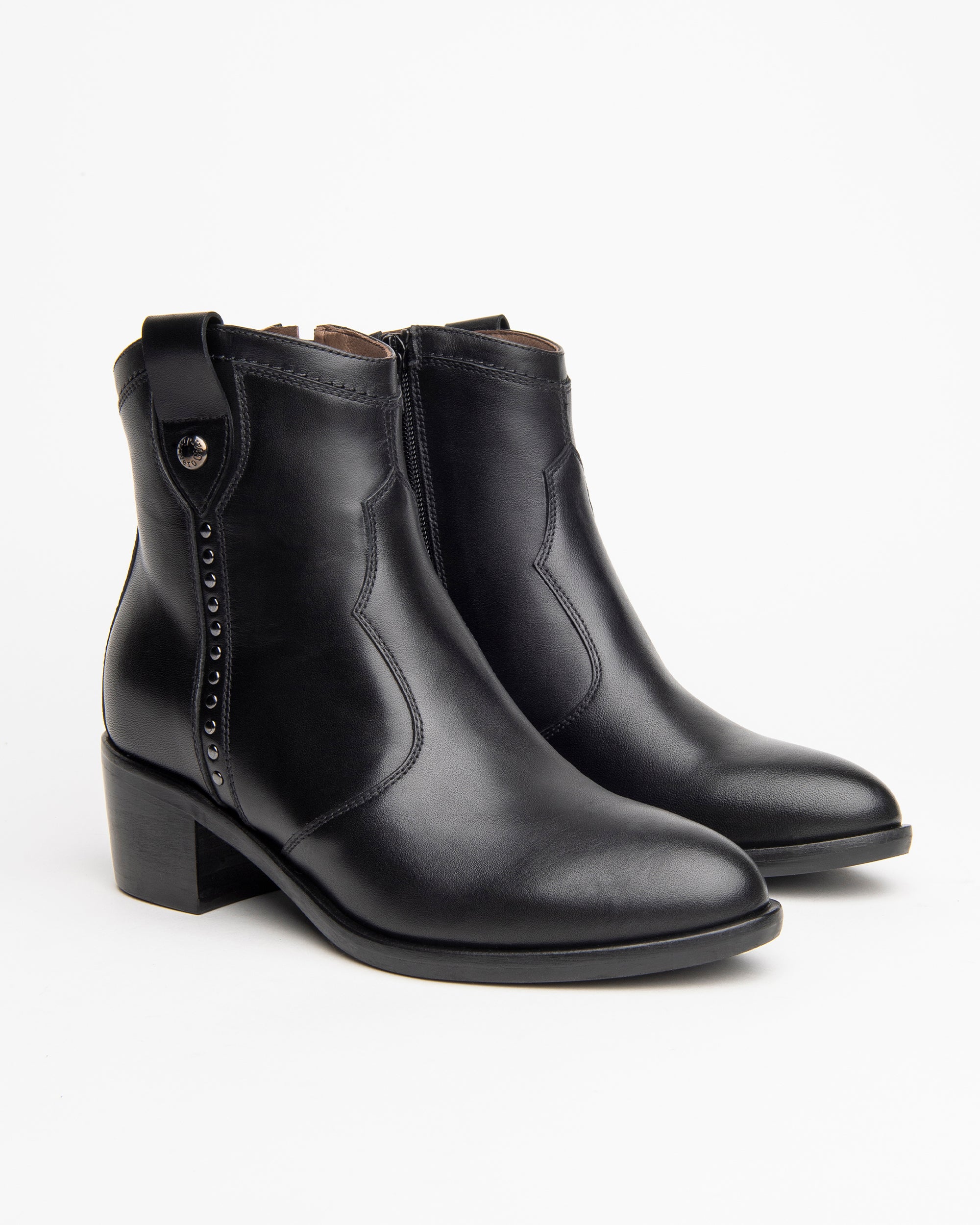 Nero Giardini Ankle Boots bottines femme cuir cloutées