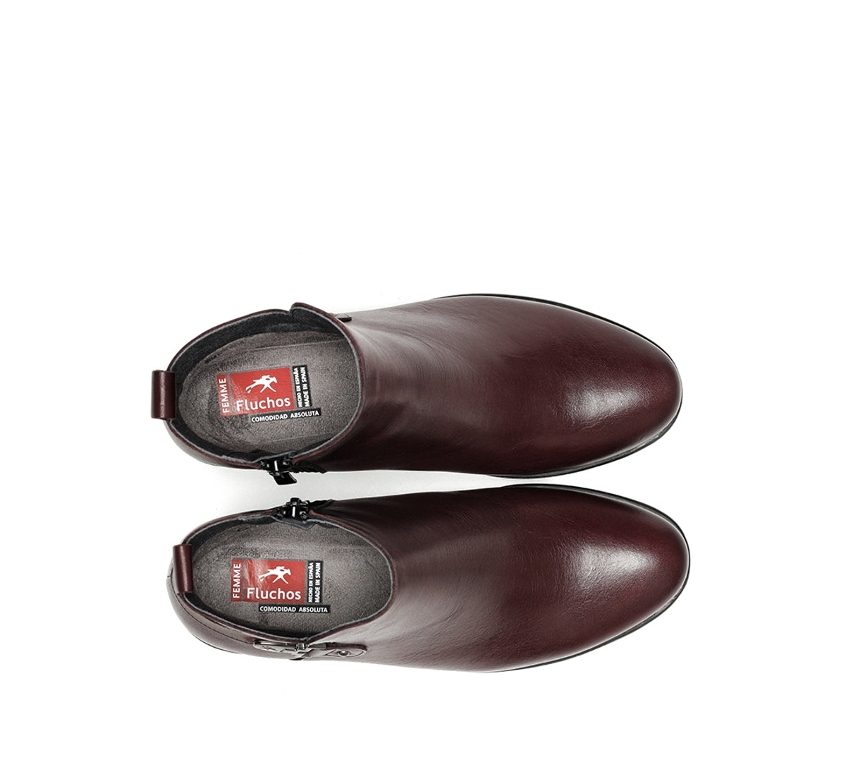 Fluchos Nydia F1798 bottine femme bordeaux