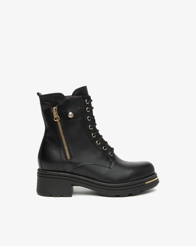 Nero Giardini Combat Boots rangers cuir femme