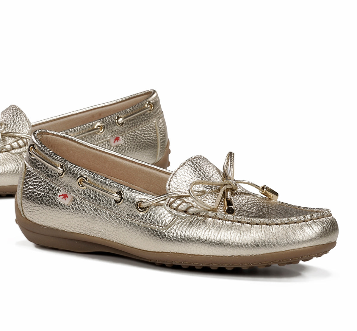 Fluchos Bruni F2158 mocassin femme doré cuir