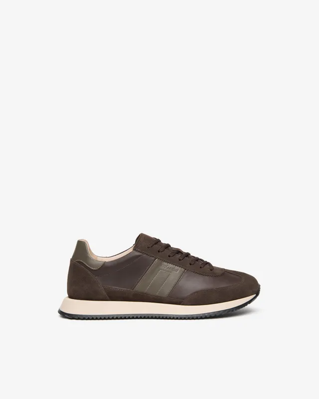 Nero Giardini Sneakers baskets cuir homme daim