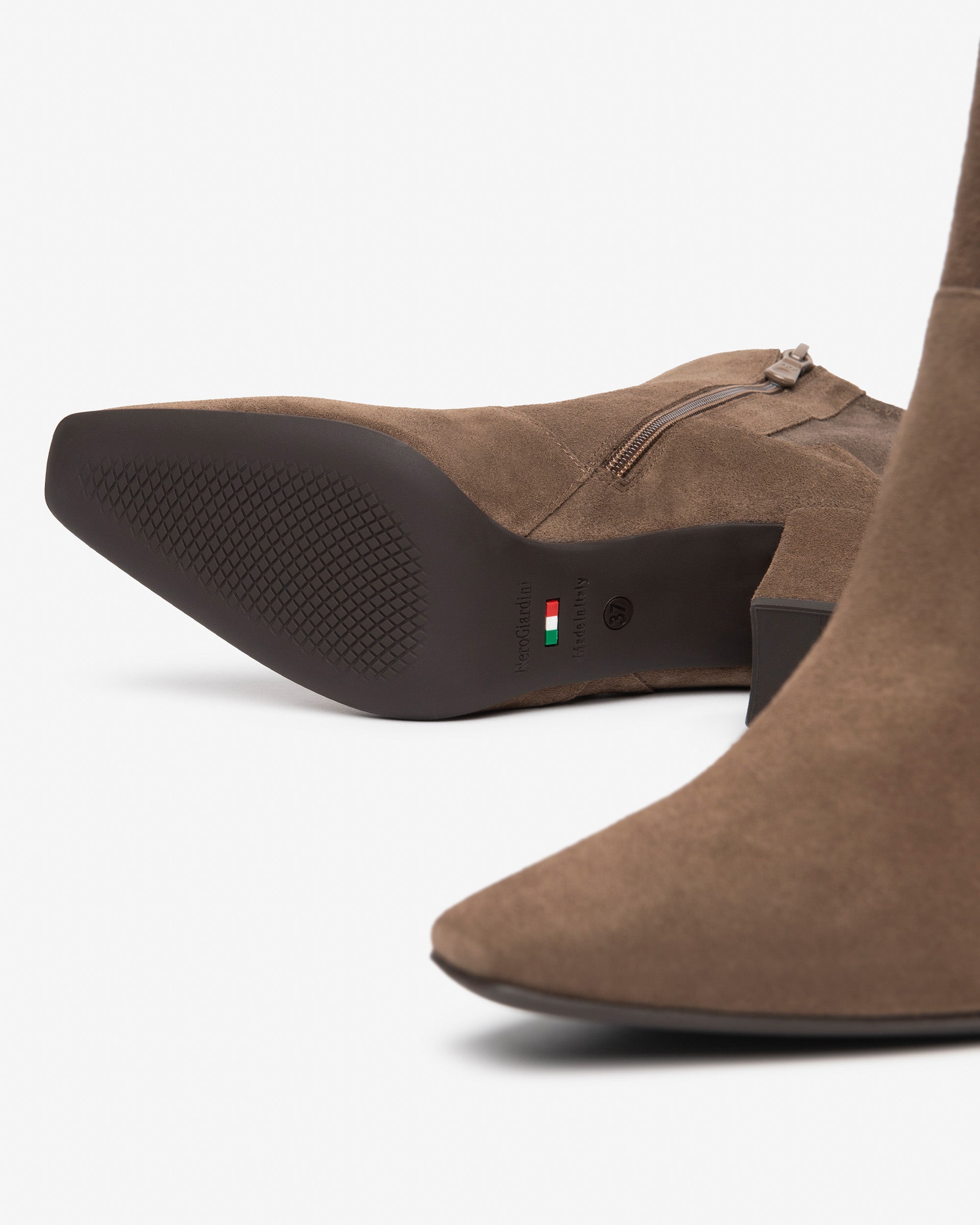 Nero Giardini Booties Bottines Daim Femme Talon 75 mm