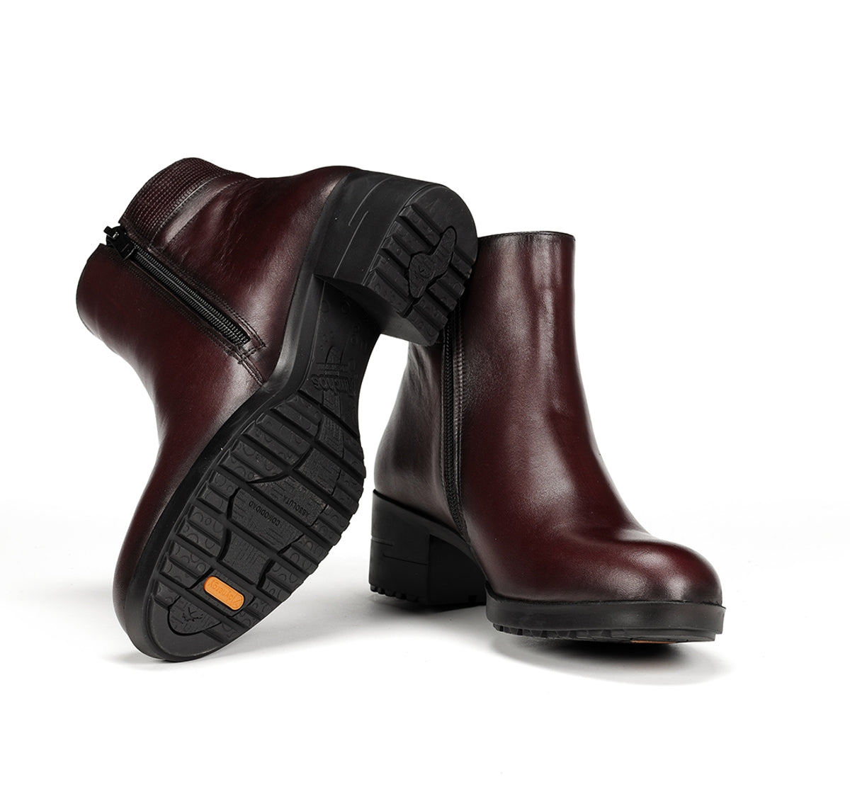 Fluchos Aliss F1367 bottines bordeaux femme cuir
