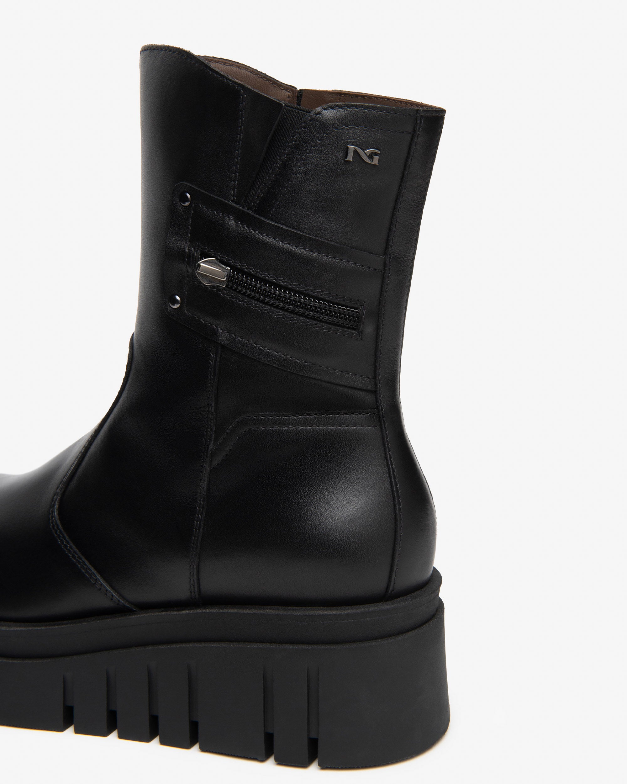 Nero Giardini bottines cuir femme plateforme 55 mm