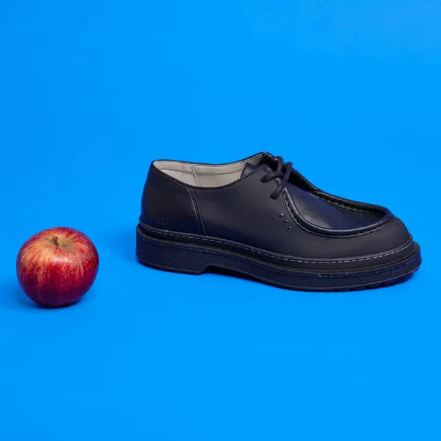 Me.Land Rando derby vegan cuir pomme noir