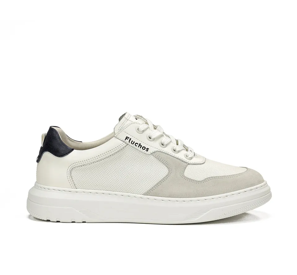 Fluchos Deportivos Boston F1970 baskets blanc homme