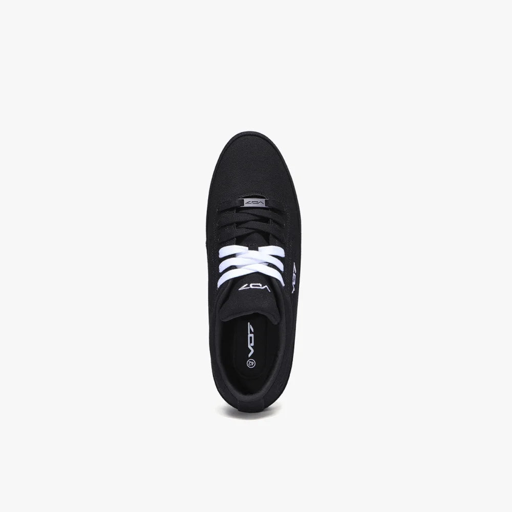 VO7 Yacht BW sneaker homme toile noire semelle blanche