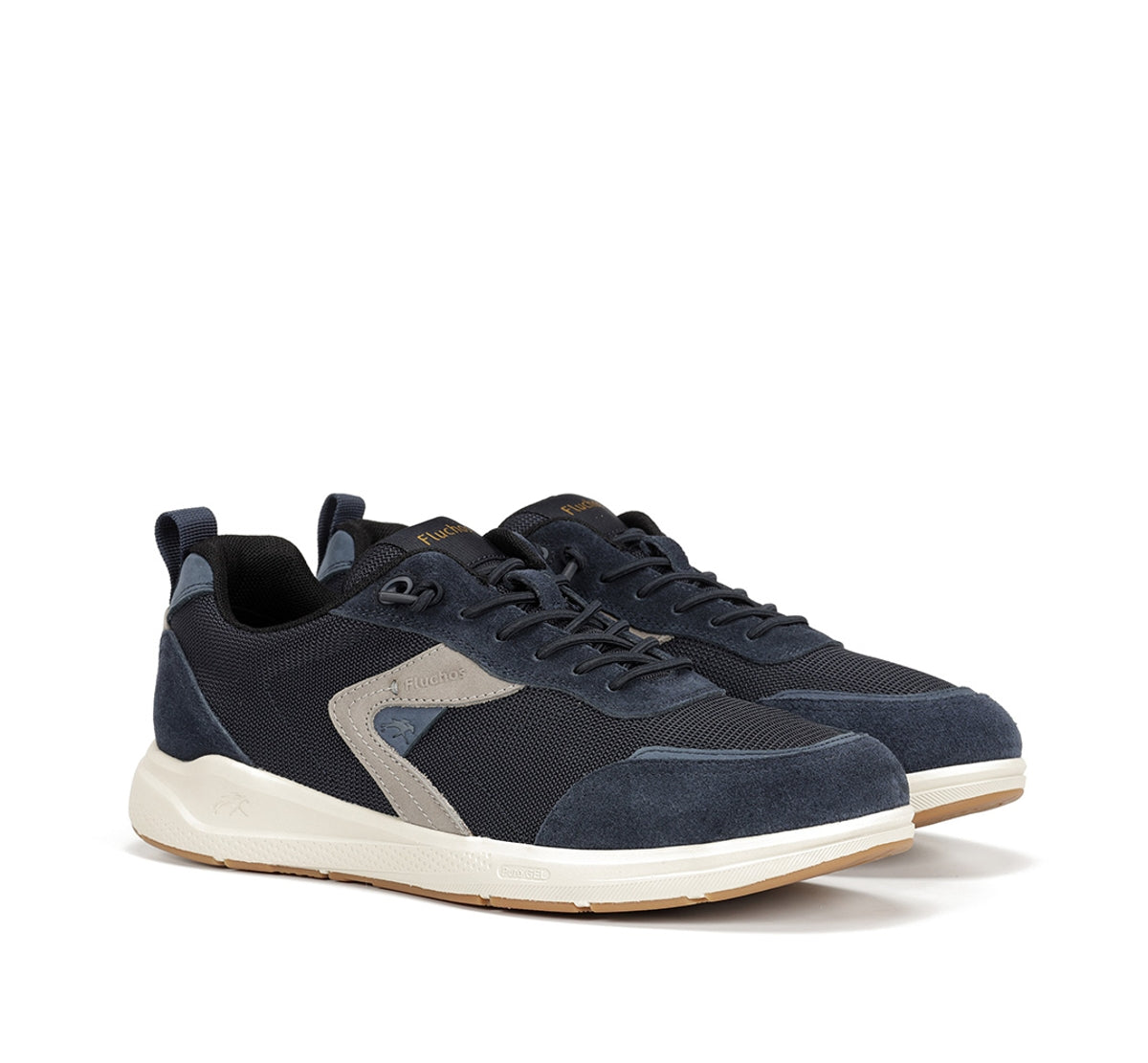 Fluchos Trento F2442 basket bleue homme cuir