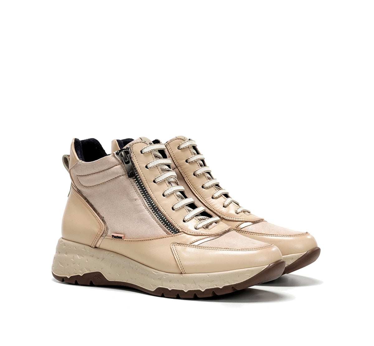Fluchos Nexus F2311 Bottine Blanc Cuir Femme