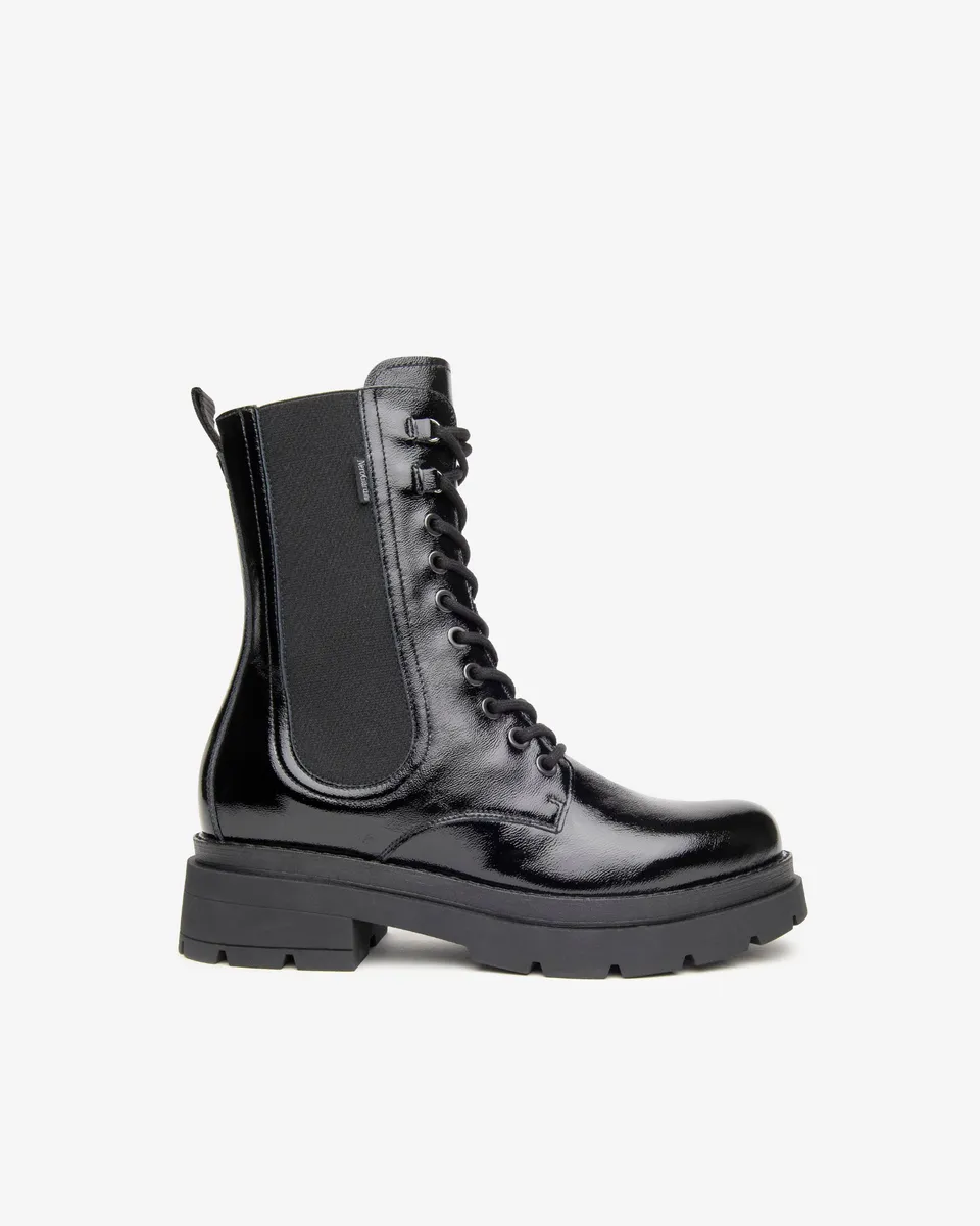 Nero Giardini Combat Boots bottines femme vernis 38 talon 5 cm