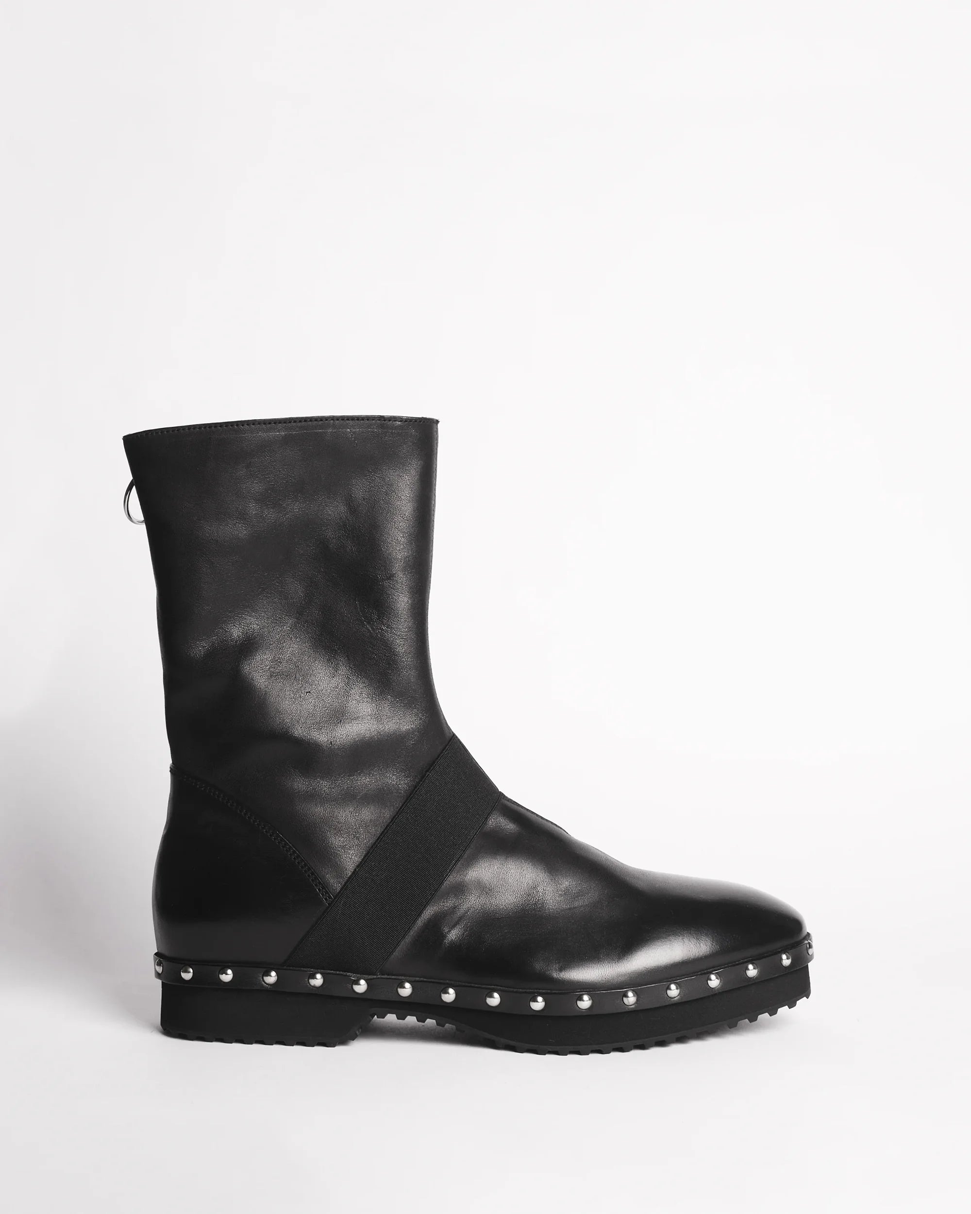 Premiata 014 boots cuir homme détails métal made in Italy